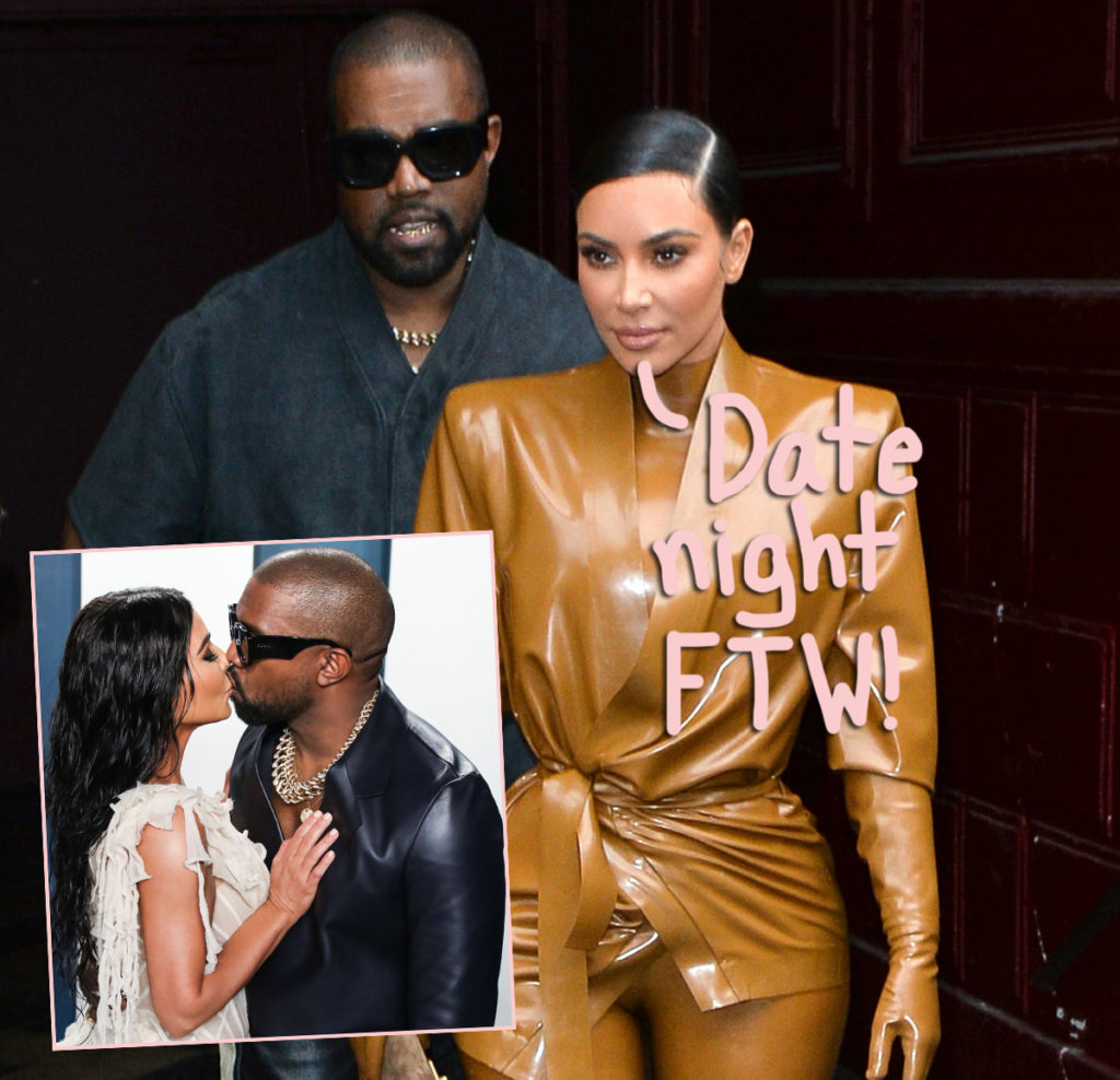 Kim Kardashian And Kanye West Enjoy A Date Night Out Following Reports Of Marriage Strife Perez