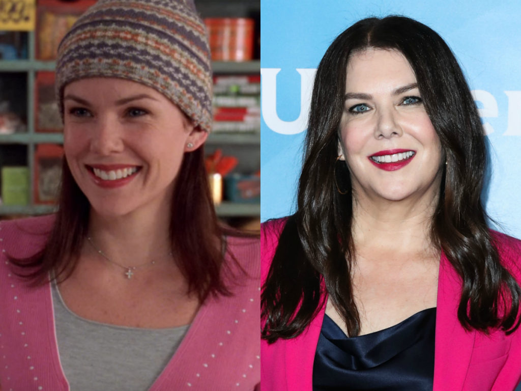 lauren graham on gilmore girls then and now