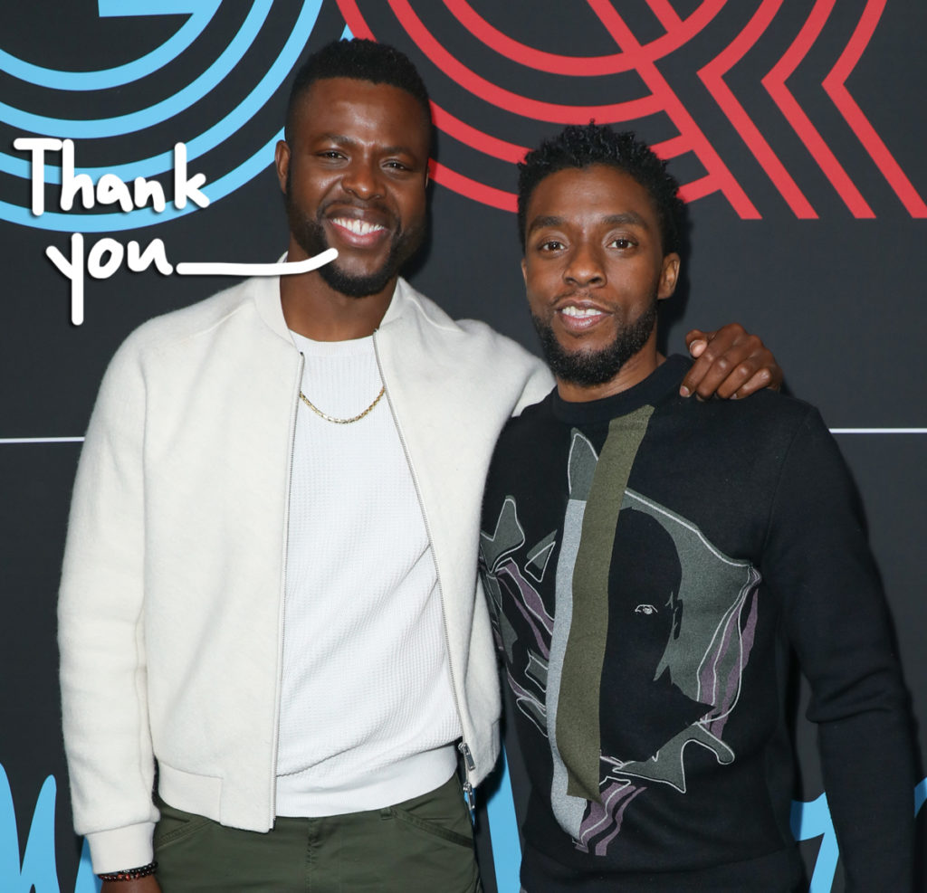 Winston Duke pays tribute to Chadwick Boseman