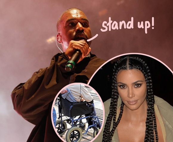 Kim Kardashian clarifies an incident involving a wheelchair-bound fan at one of Kanye West's concerts.