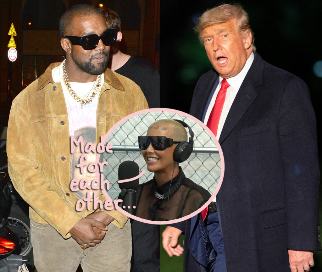 Amber Rose says Kanye West and Donald Trump are practically the same person!