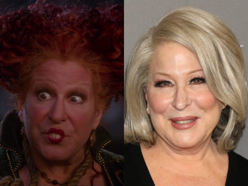 bette midler of hocus pocus then and now