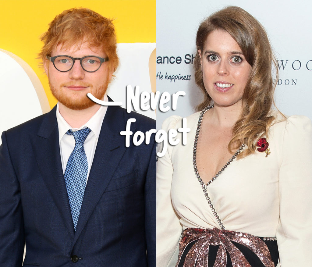 Wait Princess Beatrice Really DID Stab Ed Sheeran In The Face