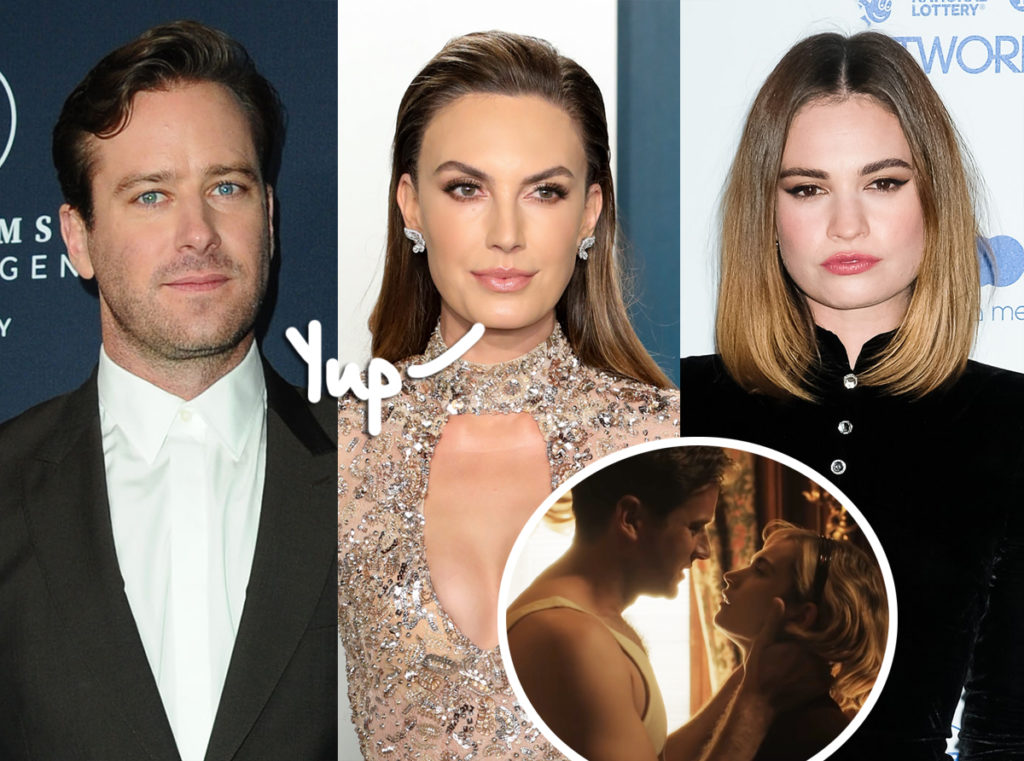 Elizabeth Chambers Seemingly Confirms Armie & Lily James Exchanged 'Passionate Texts'! - Perez Hilton