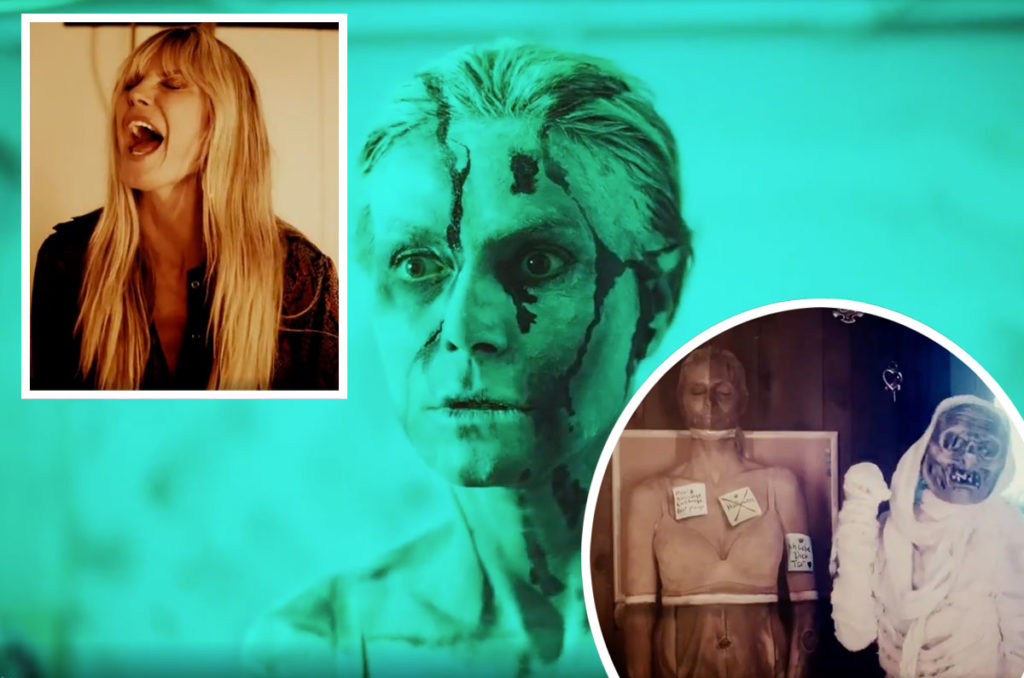 Heidi Klum Creates A Spooky Af Halloween Movie In Lieu Of Annual Party Perez Hilton 