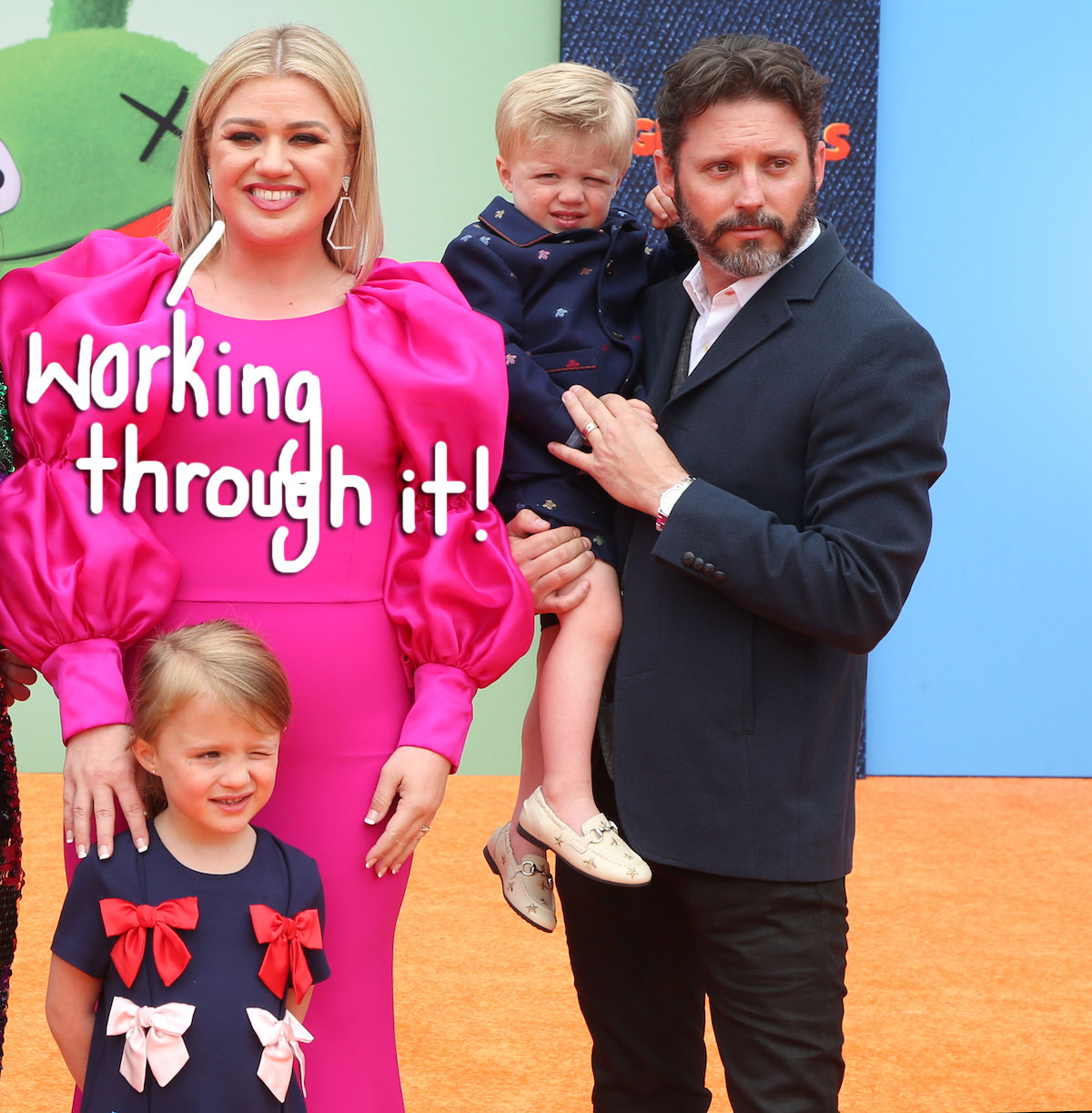 Kelly Clarkson And Family