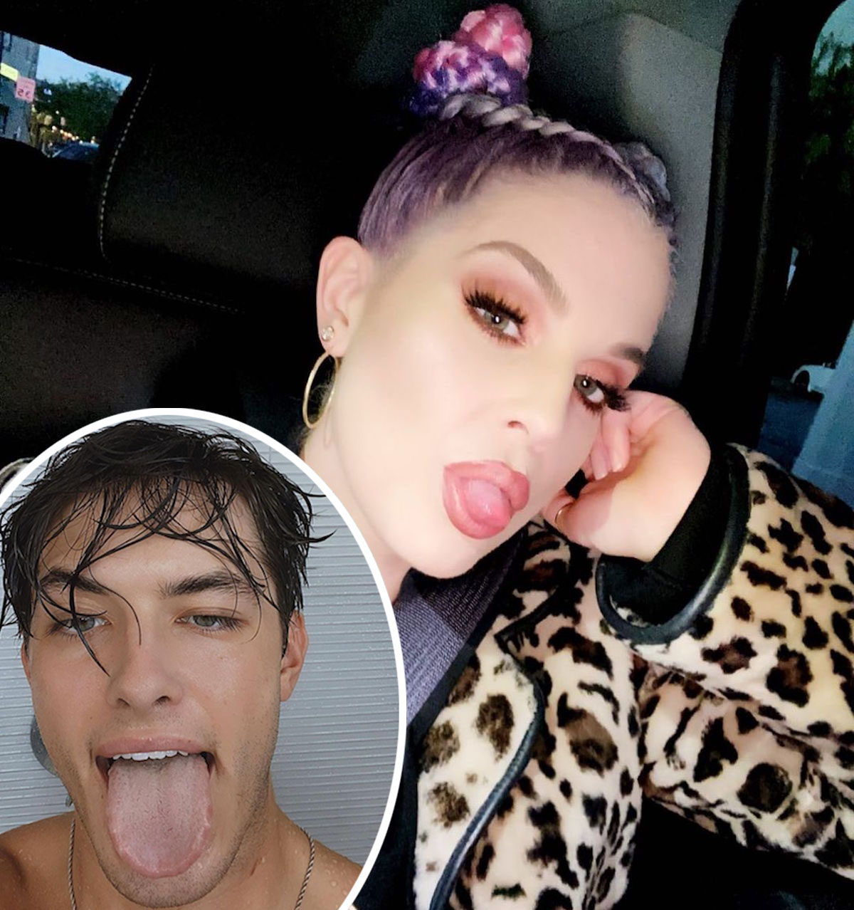 Kelly Osbourne And 21 Year Old Tiktok Star Griffin Johnson Spotted Out 