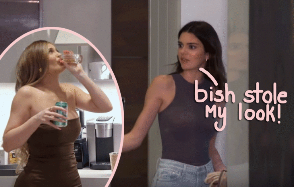 Everyone Bows Down To Kylie Kendall Jenner Gets Pissed At Little Sis In Classic New Kuwtk Fight Watch Perez Hilton