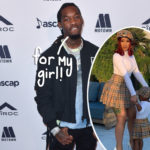 Offset Drops $8K On Insanely Luxe Car Seat For Kulture After Partying With Cardi B In Vegas!