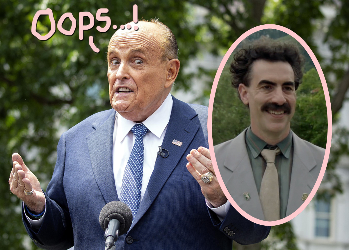 Rudy Giuliani Caught On Camera Touching Himself In Front ...