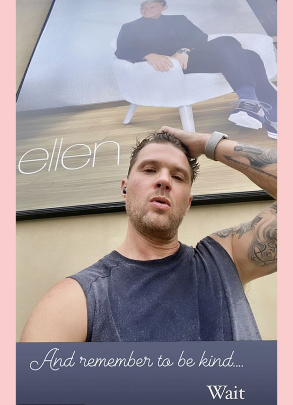 ryan phillippe ellen instagram story