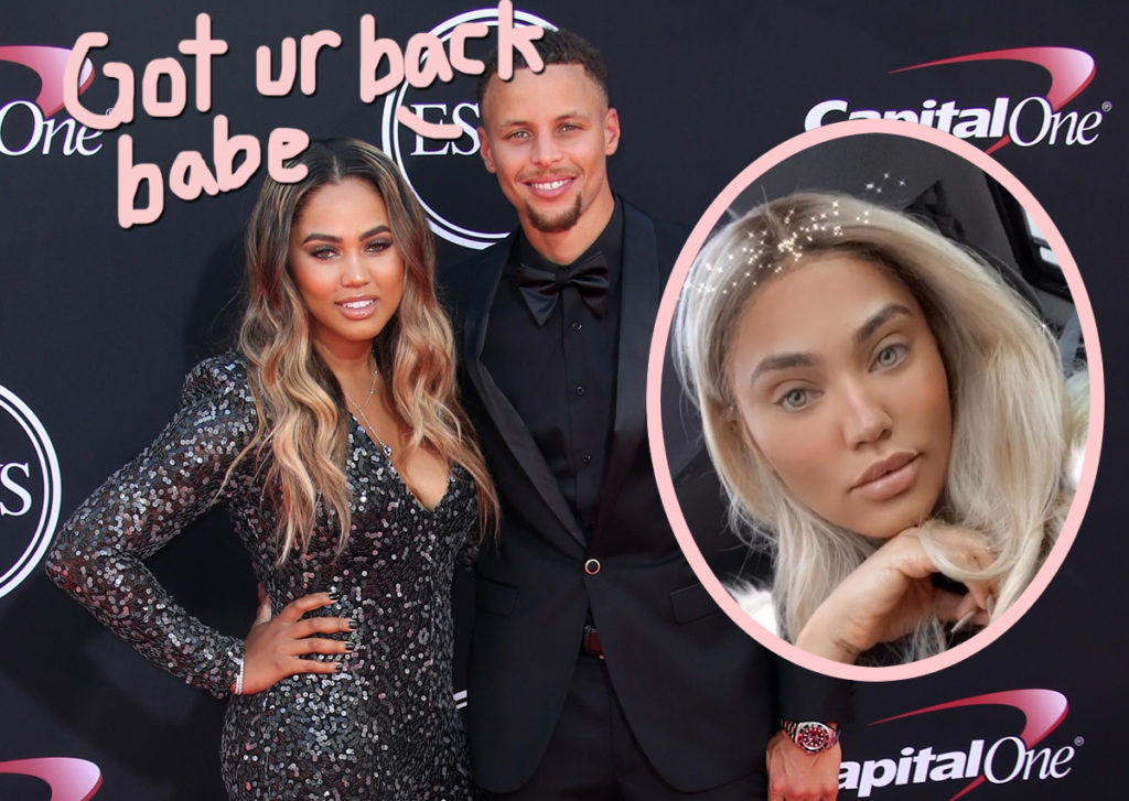 steph curry claps back at ayesha curry's haters over blonde look