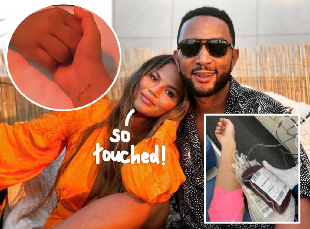 Chrissy Teigen Debuts New Tattoo Honoring Late Son Jack As Her Friends Give Her A Very Special