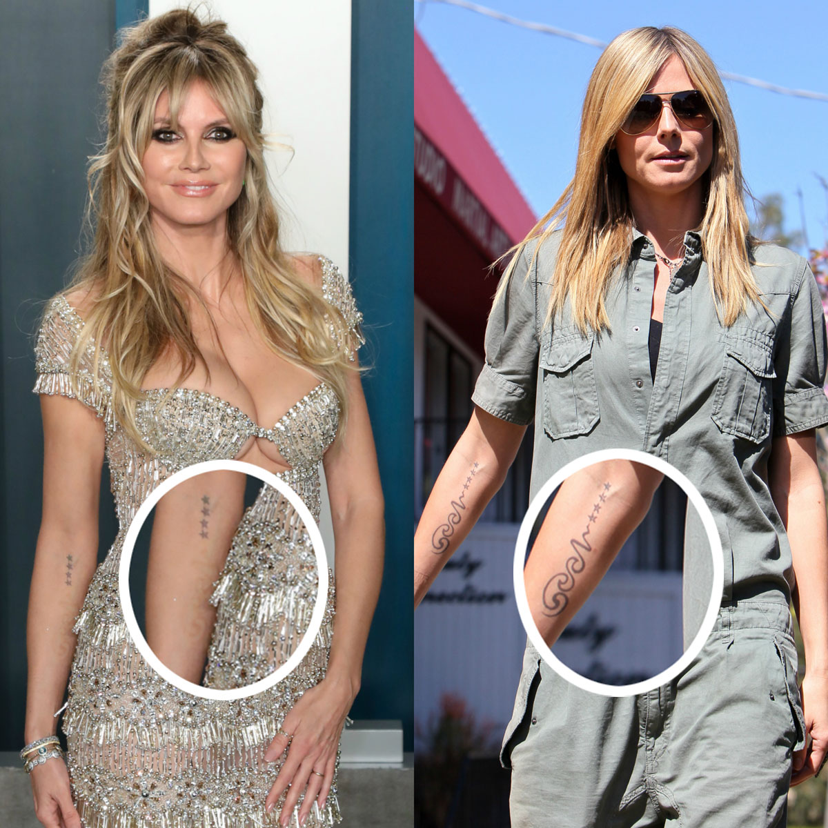 Heidi Klum Seal Tattoo