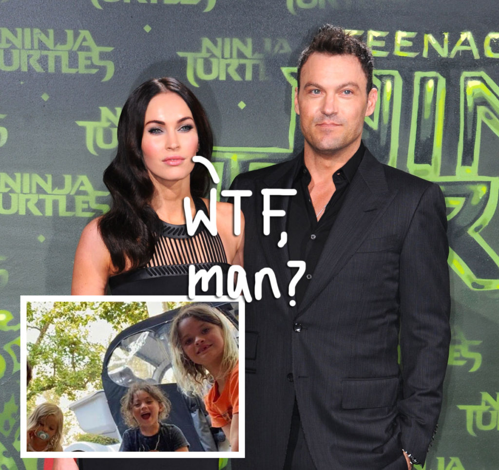 Megan Fox Shades The S T Out Of Ex Brian Austin Green Over Halloween Photo With Son Journey Perez Hilton