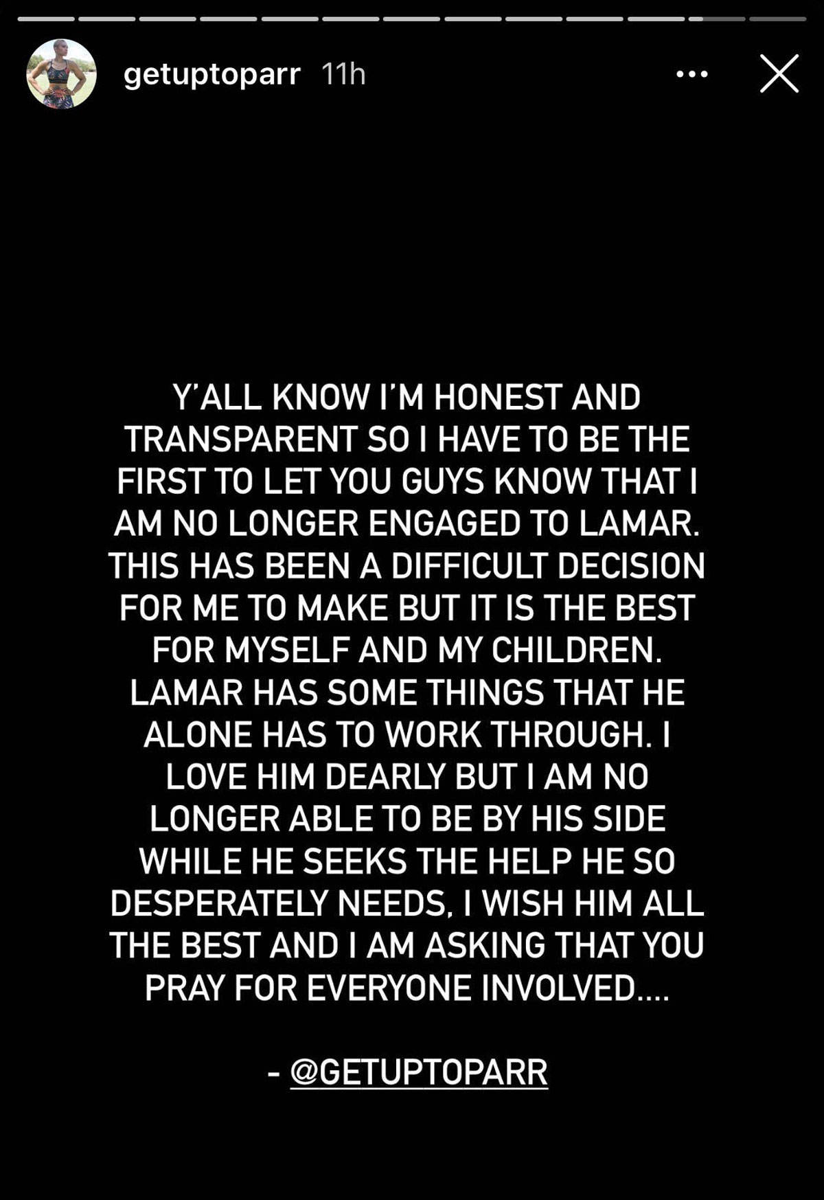 Sabrina Parr explains her decision to split from Lamar Odom