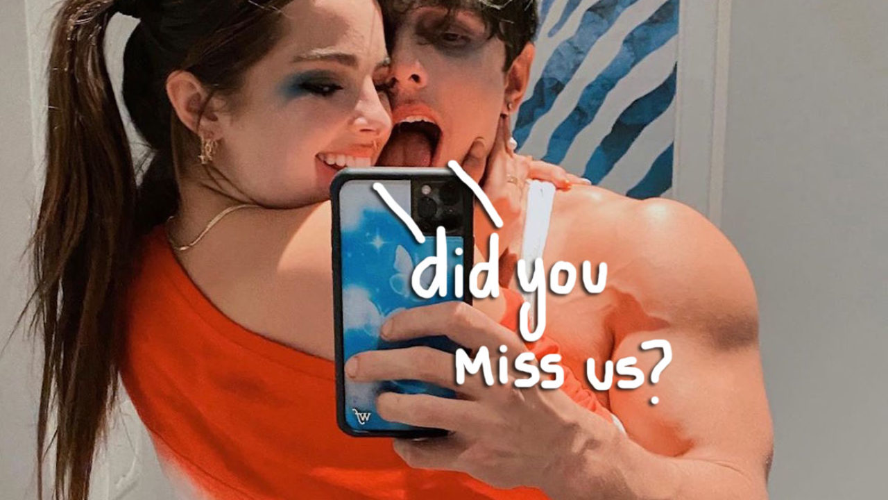 Tiktok Star Addison Rae Smooches Bryce Hall In Couples Costume Before Clapping Back Over Relationship Accusations Perez Hilton