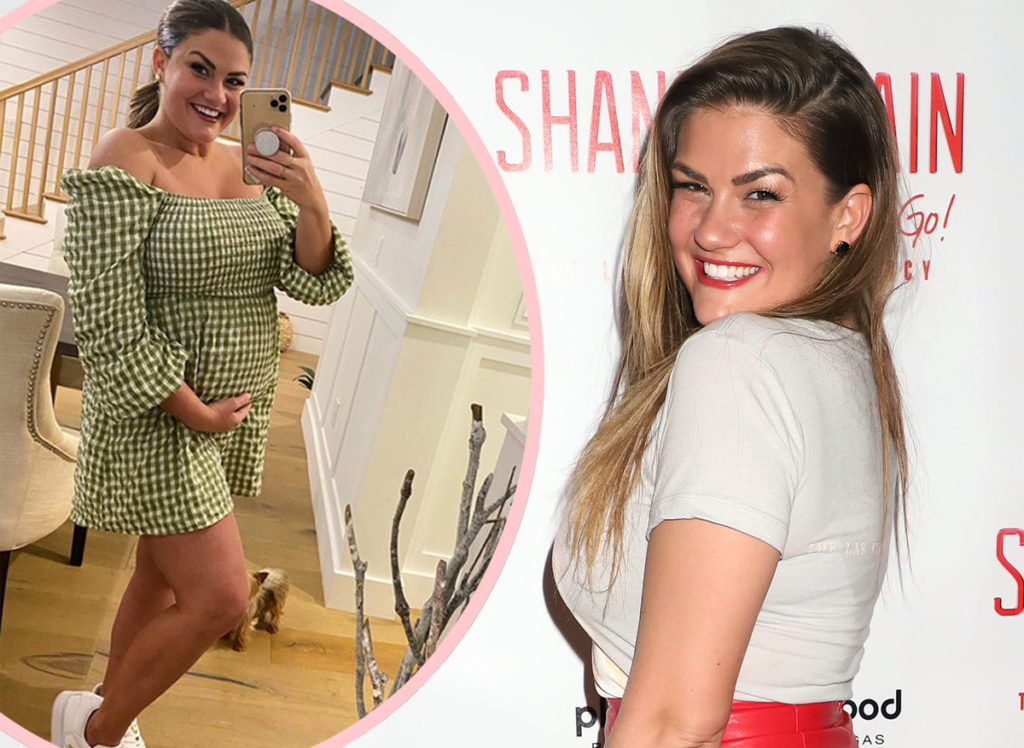 brittany cartwright claps back about baby bump shaming.