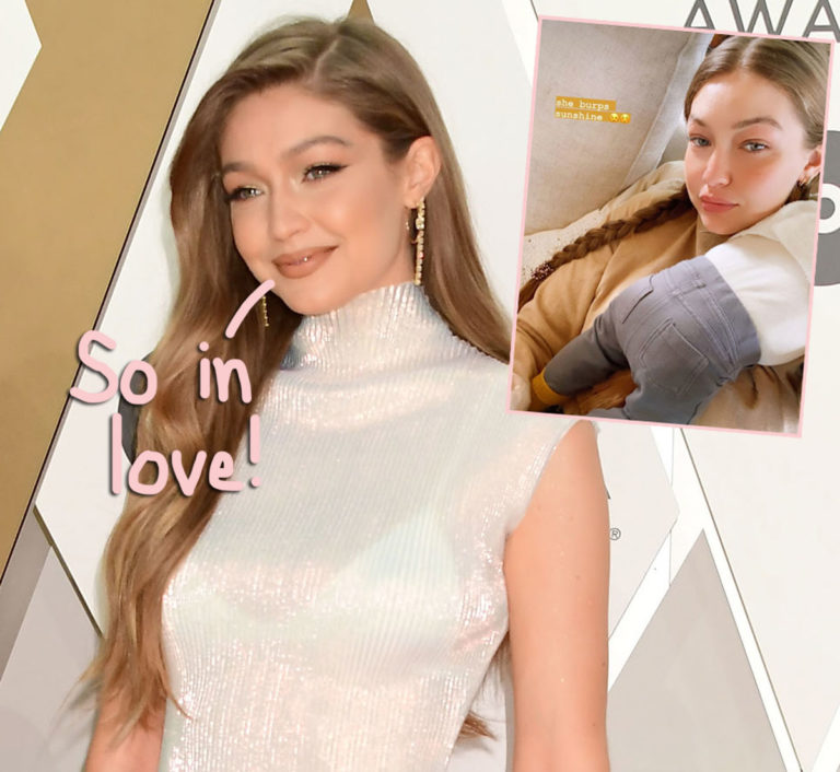 Gigi Hadid Shares Funny Burping Selfie With Beloved Newborn Daughter