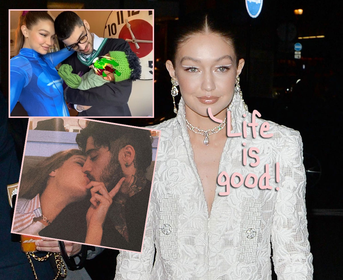 Gigi Hadid & Zayn Malik Share First Family Photo Showing Off Adorable  Daughter's First Halloween! - Perez Hilton