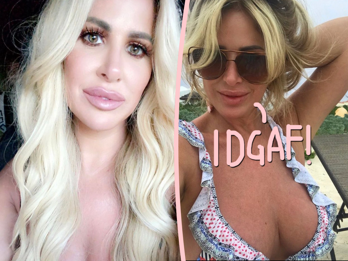 Kim zolciak nip slip