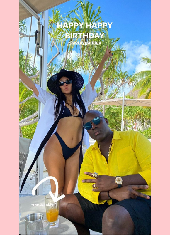 kourtney kardashian cory gamble birthday ig story