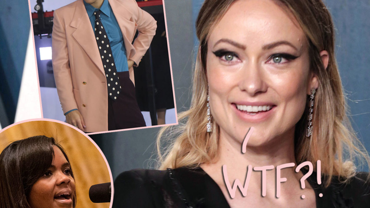 Olivia Wilde Defends Her Romantic Lead Harry Styles After Candace Owens Calls Wearing A Dress In Vogue An Attack Perez Hilton