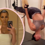 Kourtney Kardashian Hangs Upside Down In Impressively Acrobatic Workout! Look!