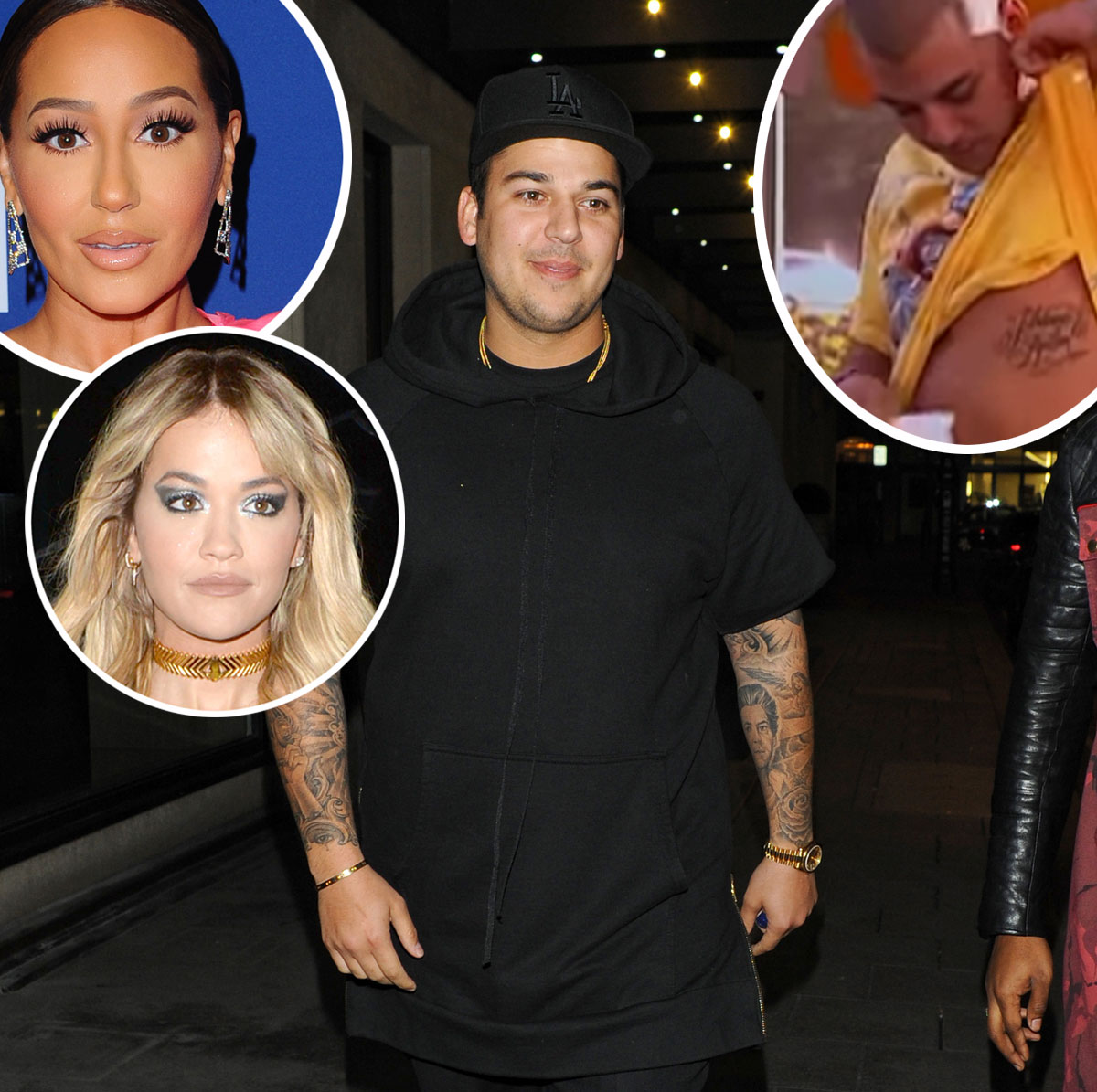 Robert Kardashian And Adrienne Bailon Tattoo