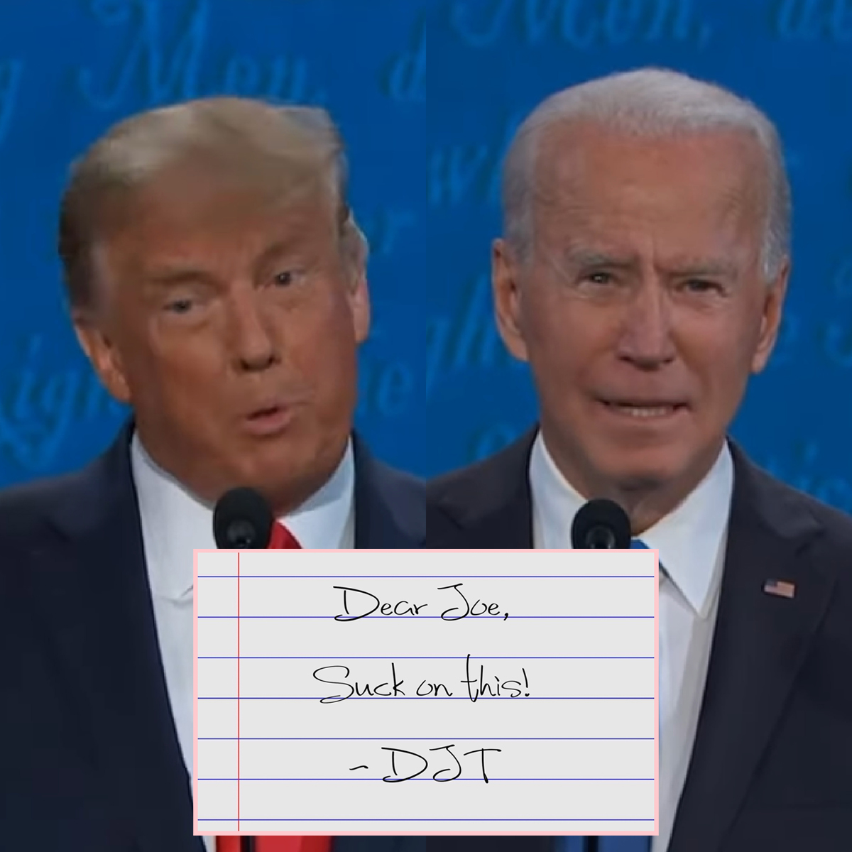 trump and joe biden twitter