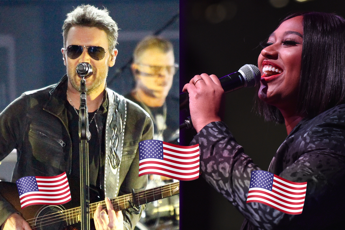 Super Bowl 2021: Jazmine Sullivan & Eric Church Sing The National