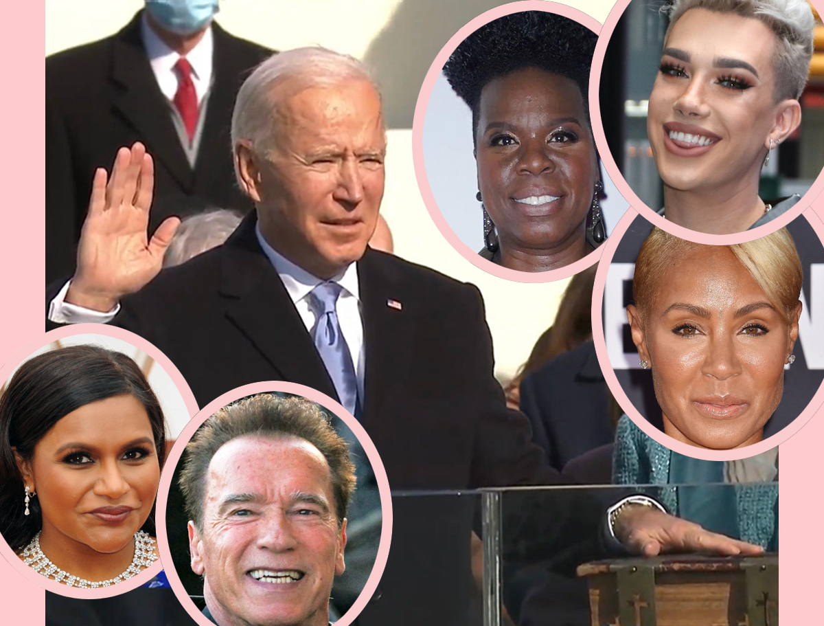 Celebs React To Joe Biden & Kamala Harris' Historic & Emotional Inauguration!