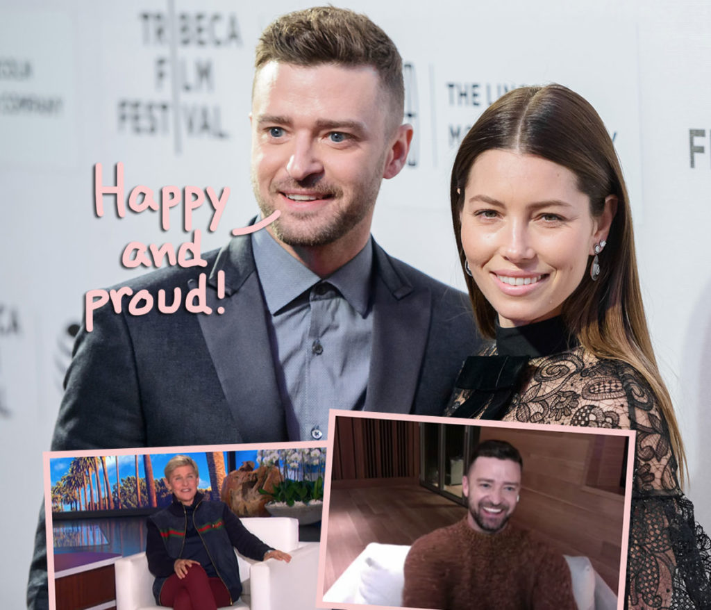 Justin Timberlake, Jessica Biel reveal their second baby on 'Ellen