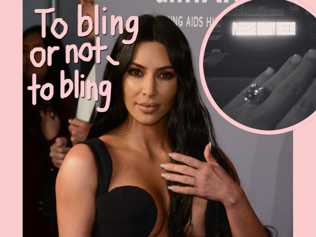 Wait Is Kim Kardashian Wearing Her Wedding Ring Again Perez Hilton 3590