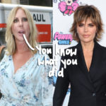 Real Housewives Feud! Vicki Gunvalson SLAMS Lisa Rinna!