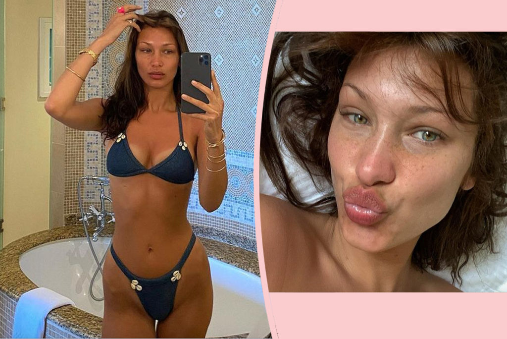 Bella Hadid Reduces Instagram Troll To A Gibbering Simp With Bikini Pic Clapback Perez Hilton