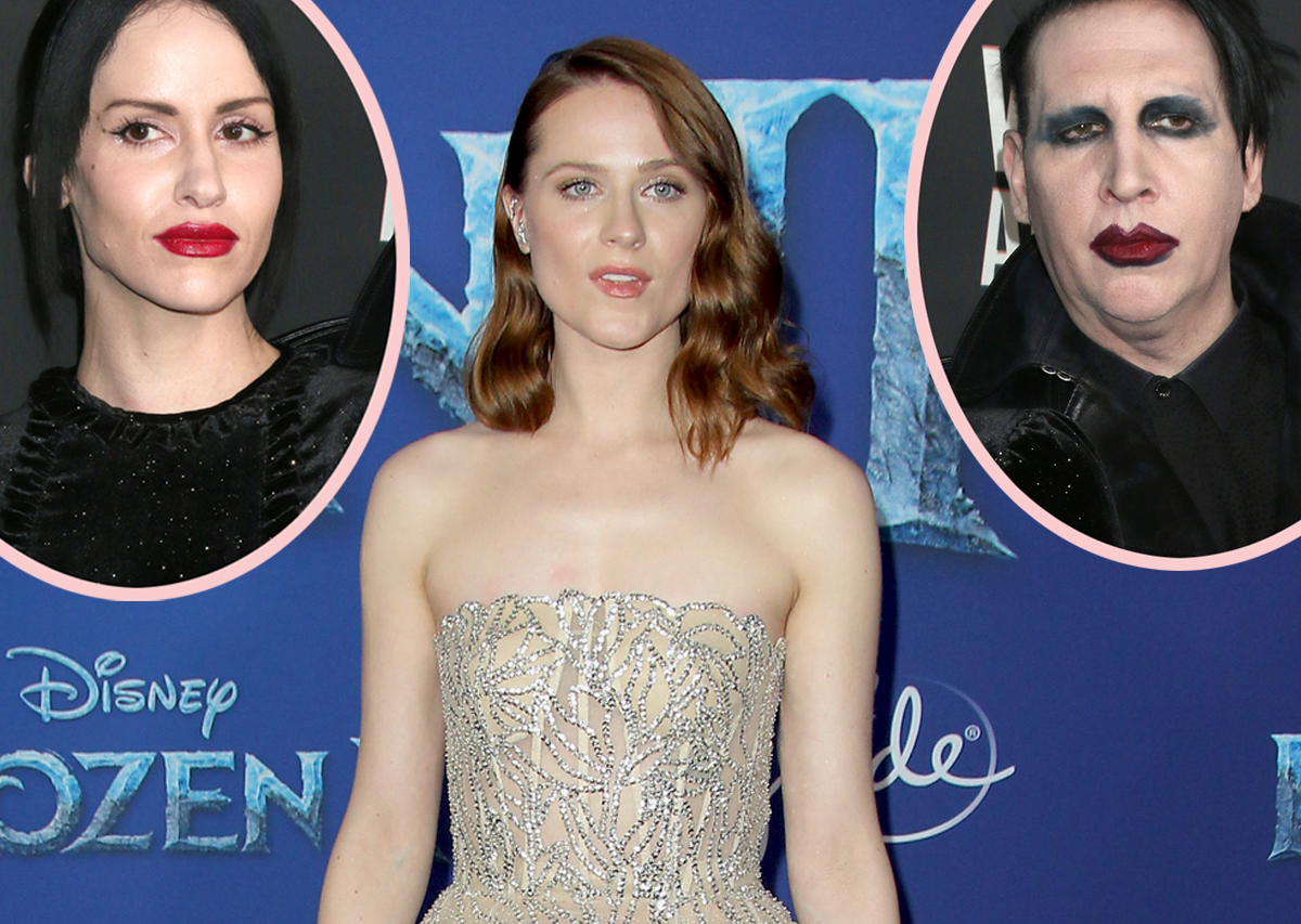 Evan Rachel Wood Claims Marilyn Manson S Wife Threatened To Release Underage Photos Of Her Perez Hilton