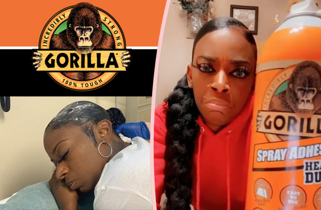 hair gorilla glue girl