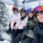 Vampire Diaries Reunion! Nina Dobrev & Paul Wesley Reunite For Couples Ski Trip