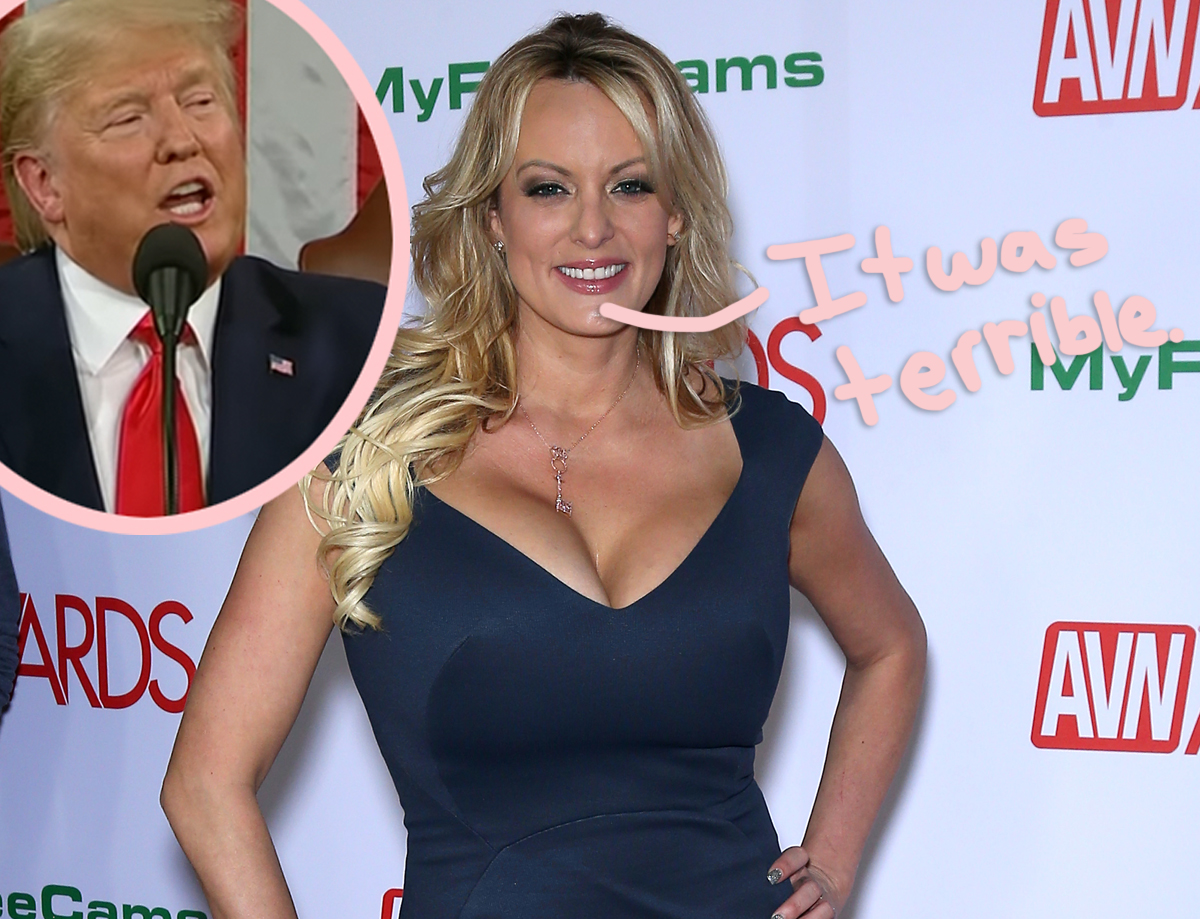 Stormy Daniels Opens Up About Donald Trump Affair ‘the Worst 90 Seconds Of My Life Perez Hilton
