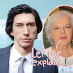Adam Driver’s Co-Star Retracts Previous Accusations -- Says Actor’s Behavior 'Wasn’t An Assault'