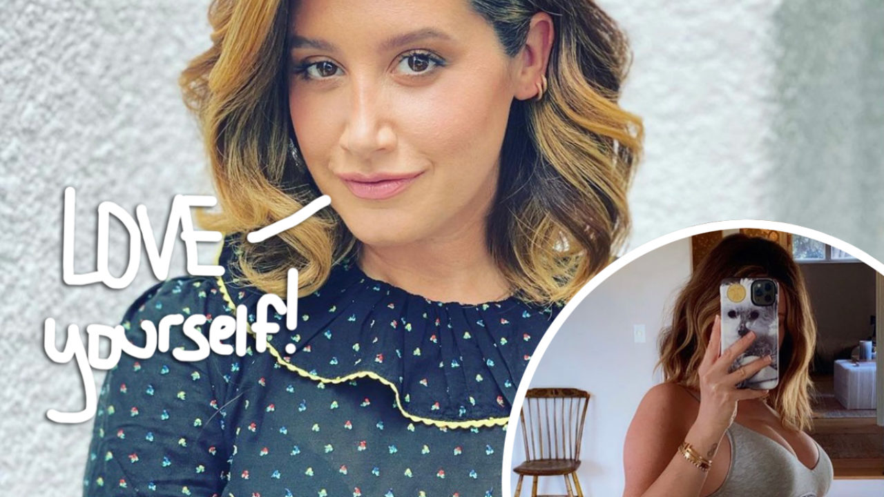 Ashley Tisdale Poses Naked With Her Baby Bump To Talk Self-Love! - Perez  Hilton