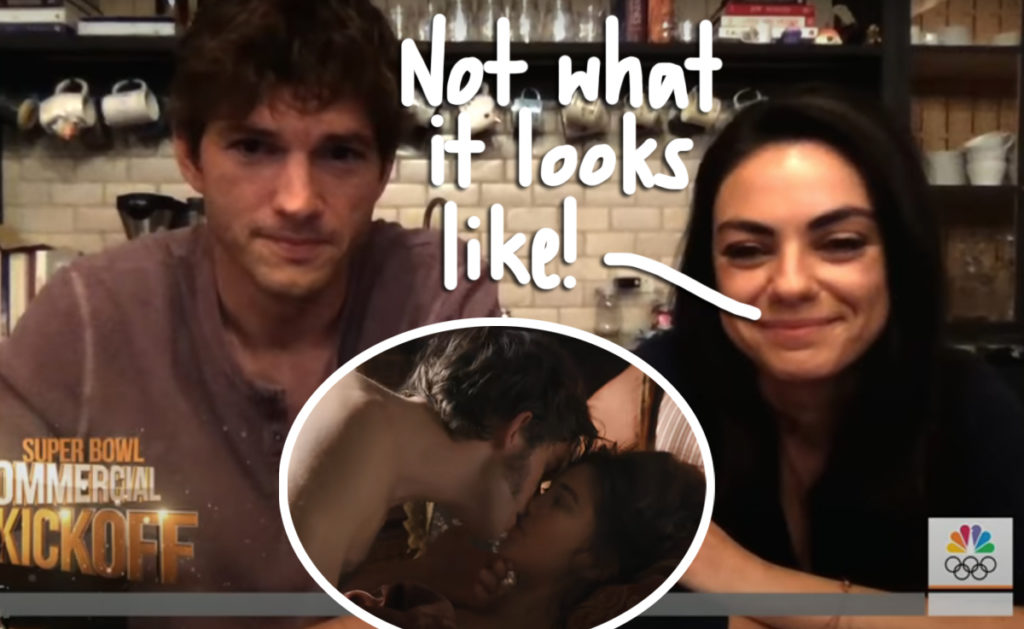 Real Mila Kunis Porn - Ashton Kutcher Thought Mila Kunis Was Watching Porn... But She Was Actually  Sucked Into Bridgerton! - Perez Hilton