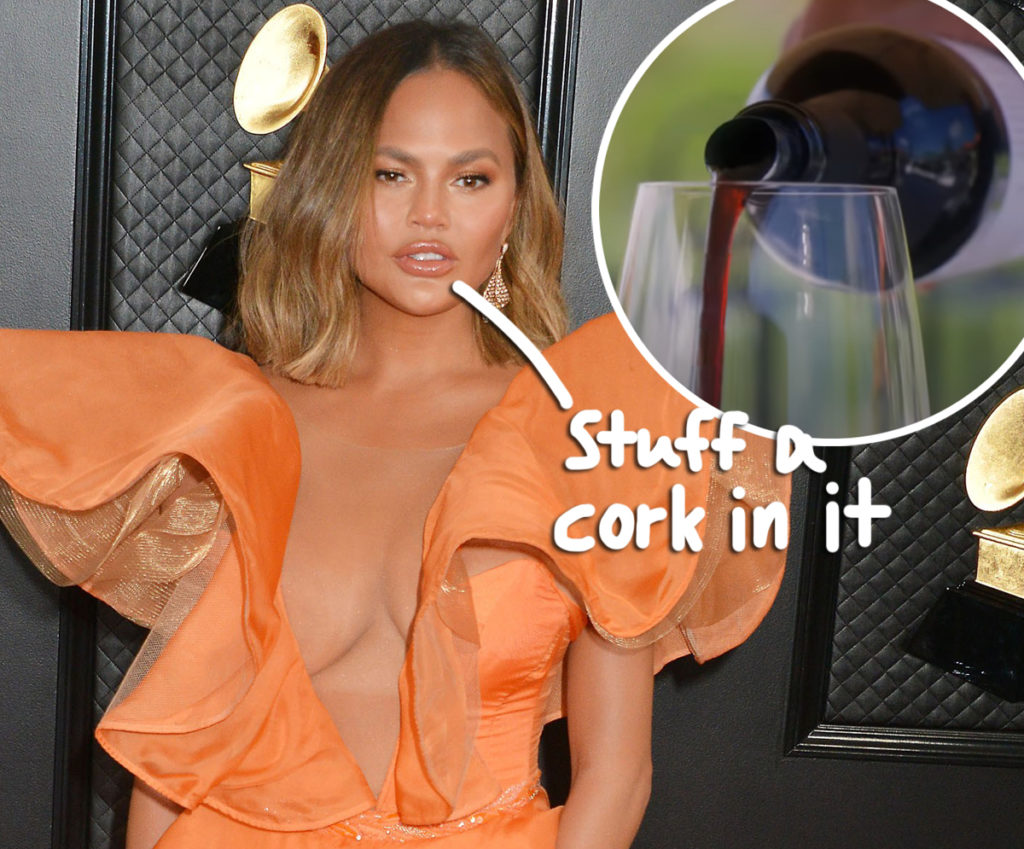 Chrissy Teigen unrelatable twitter story wine