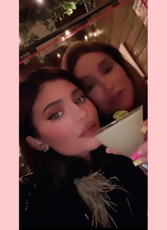 kylie jenner, caitlyn jenner : out in LA instagram story