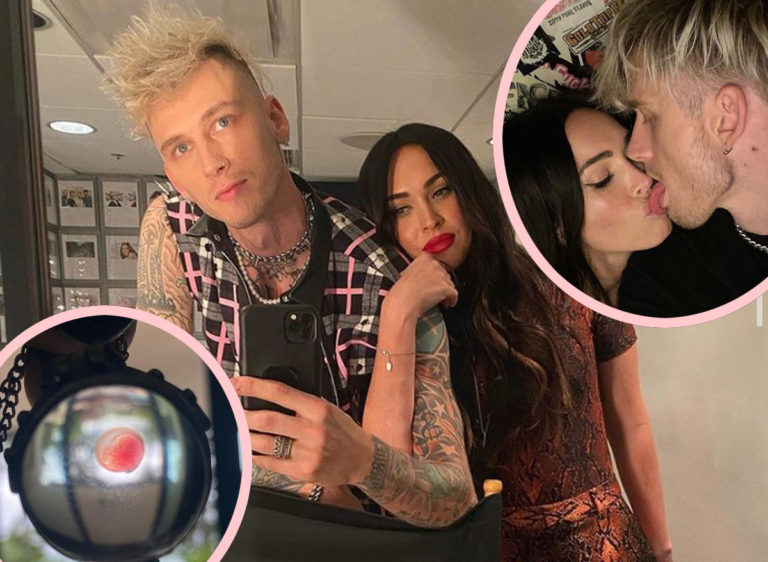 Machine Gun Kelly Wears Megan Fox’s Blood Around His Neck! See The