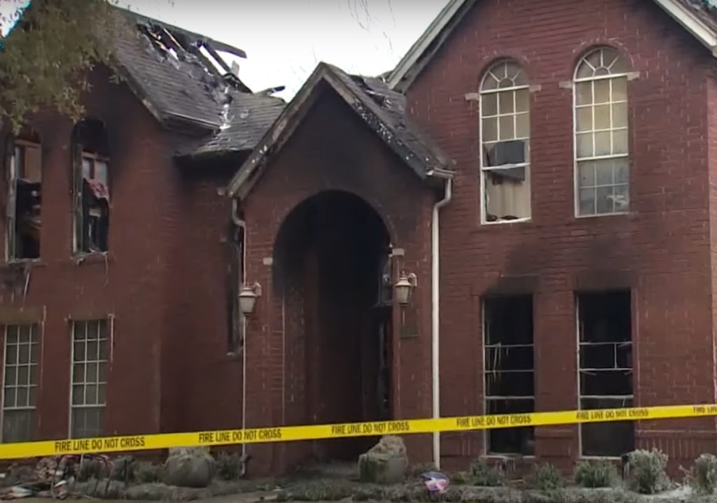 Texas storm power outages fireplace death