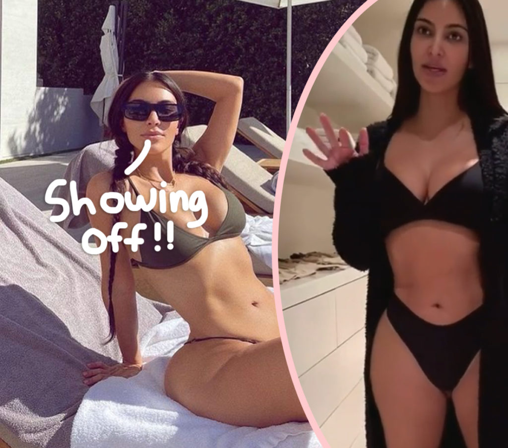 Kim Kardashian Shares Rare Makeup-Free Lingerie Video Amid Kanye West  Divorce - Perez Hilton