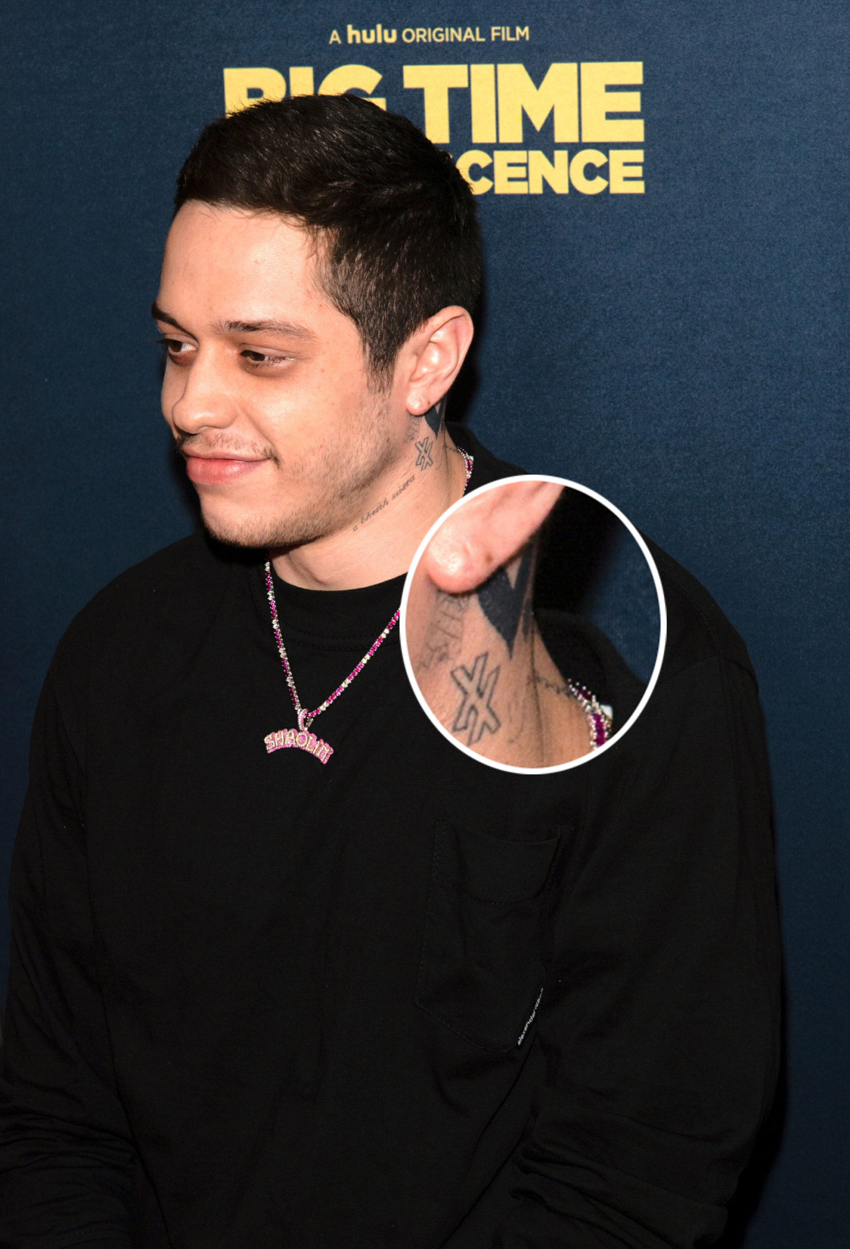 Pete Davidson Went Shirtless at NYE Rehearsals  See Progress on His Tattoo  Removals Photo 4685354  Pete Davidson Shirtless Photos  Just Jared  Entertainment News