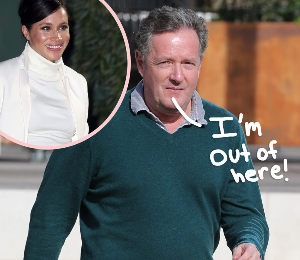 Piers Morgan Quits Good Morning Britain After Storming Off Set Due To Criticism Over Meghan Markle Comments